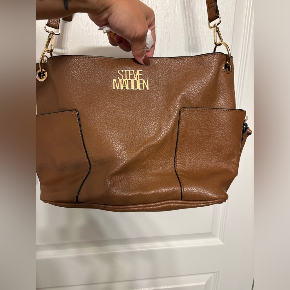 Steve Madden Brown REHAB Shoulder Bag